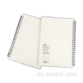 PP Frosted Cover Augenschutz Spiralgitter Linien Notizbuch